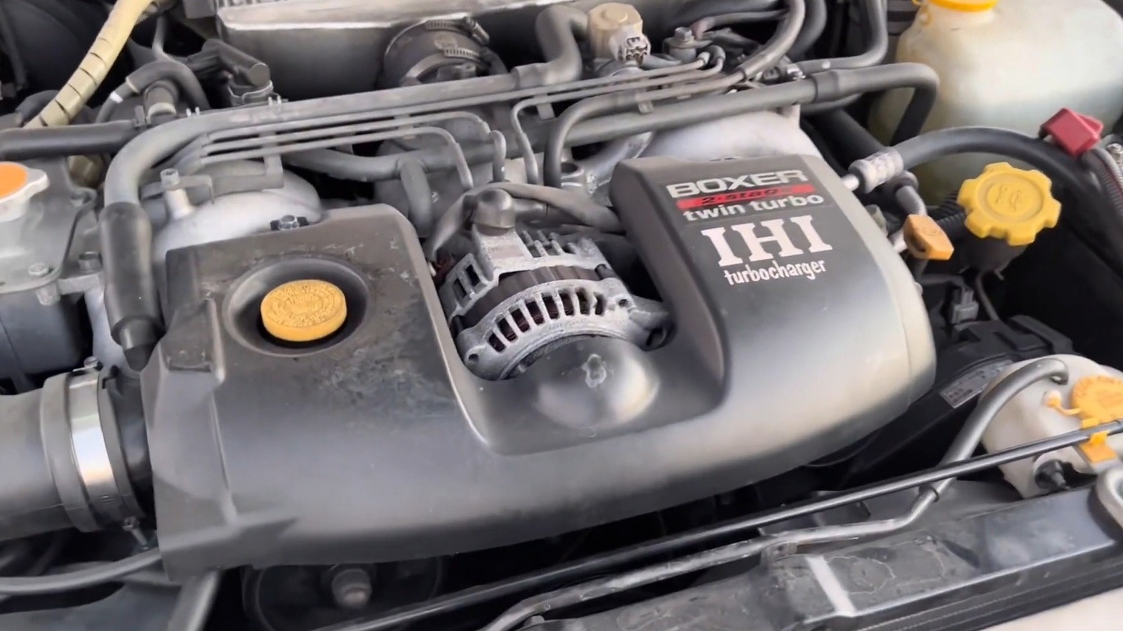 This Subaru Had One Of The Only Twin-Turbo Flat-Four Engines Ever Made Under The Hood