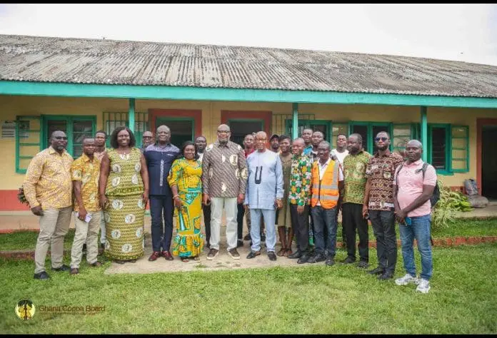 COCOBOD Chief Executive Reassures SPD and CHED Staff in Breman District