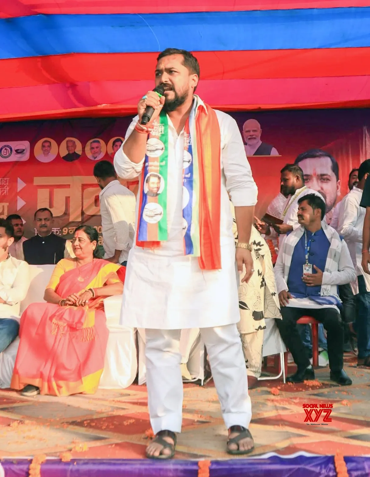Sitamarhi: NDA Candidate Amit Kumar Ranu Addresses Election Rally #Gallery