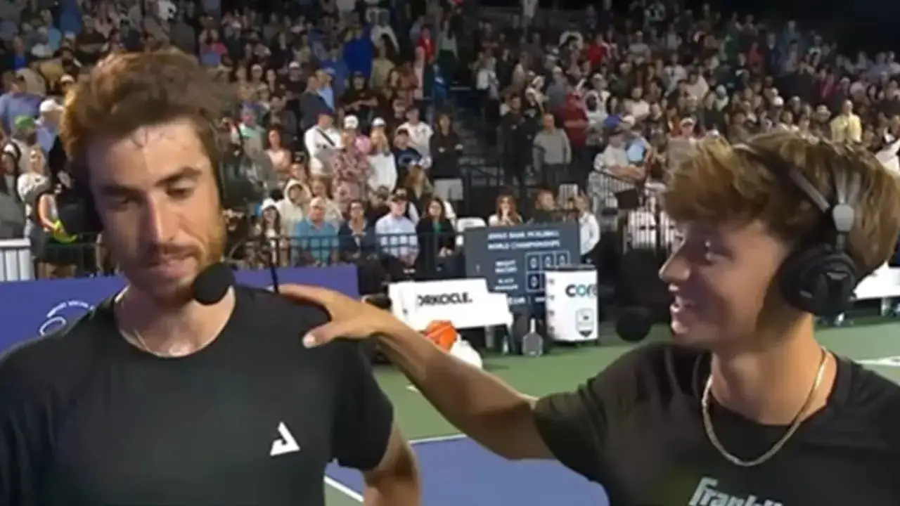 Tears on Center Court: Watch Federico Staksrud Breaks Down After Beating Ben Johns at Pickleball World Championships