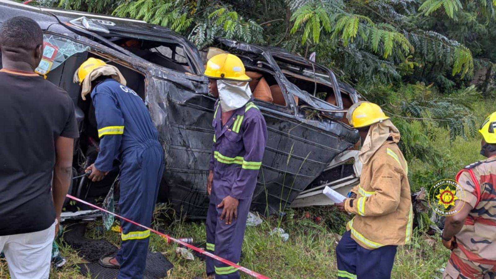 Six injured, 21 rescued from Akuse Junction Highway crash – GNFS