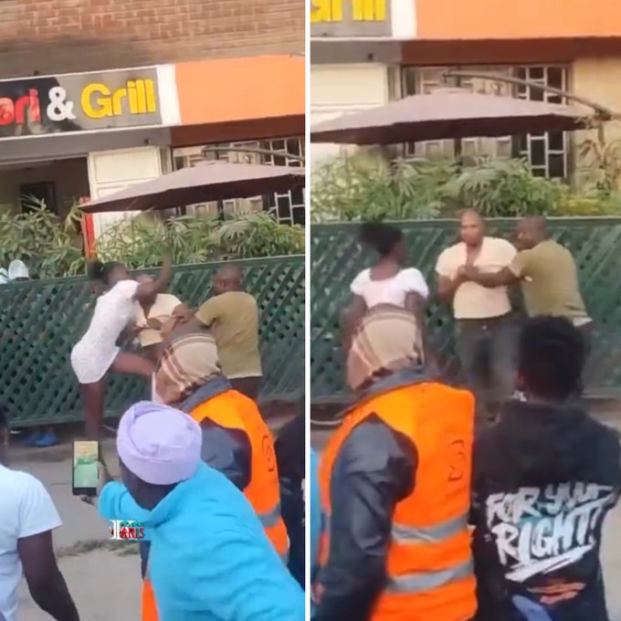 Cheating Wife Beats Husband For Trying to Confront her Side Guy (Watch Video)