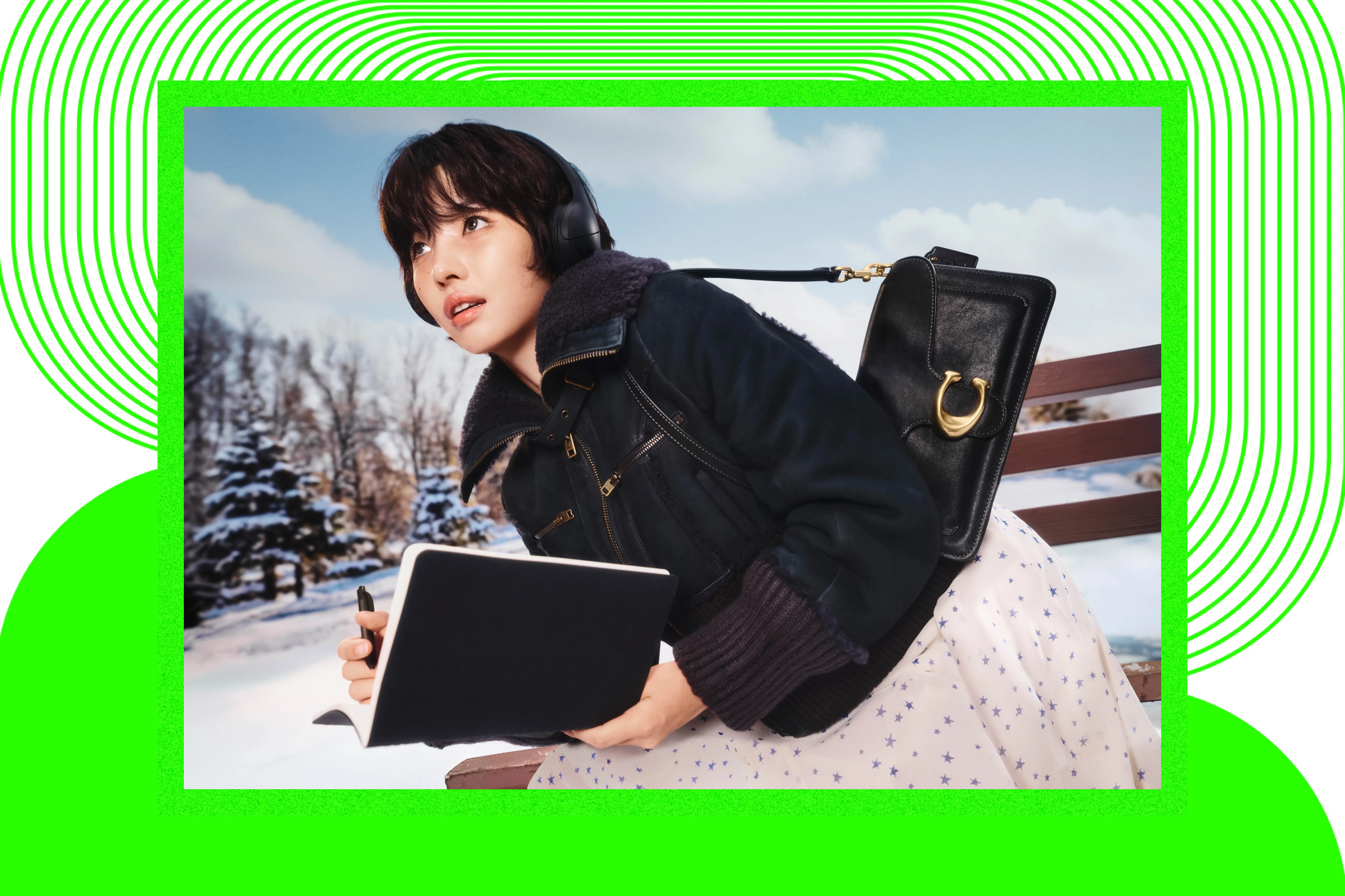 How to Dress for a Chilly Winter Day Like i-dle’s Soyeon, Inspired by Her Coach Holiday Campaign