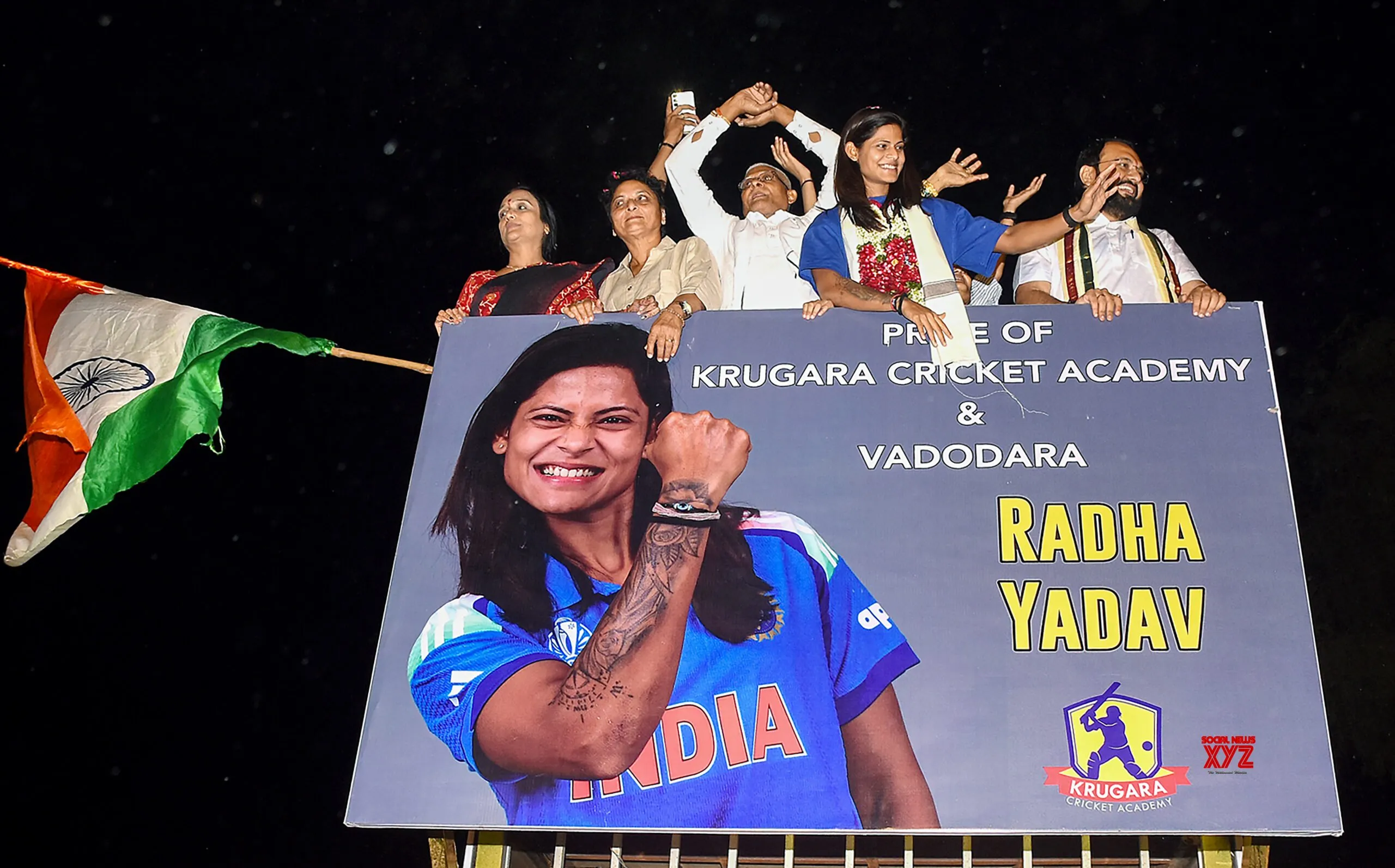 Vadodara: Radha Yadav Honoured with Vijay Yatra #Gallery