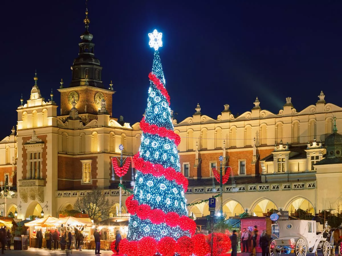 The Christmas market where snow is likely a £38 flight from Manchester Airport
