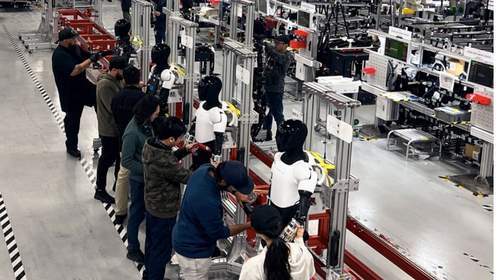 Humanoid Robot Roundup: Tesla Kicks Off Optimus Pilot Production As Goldman Tours China's Supply Chain