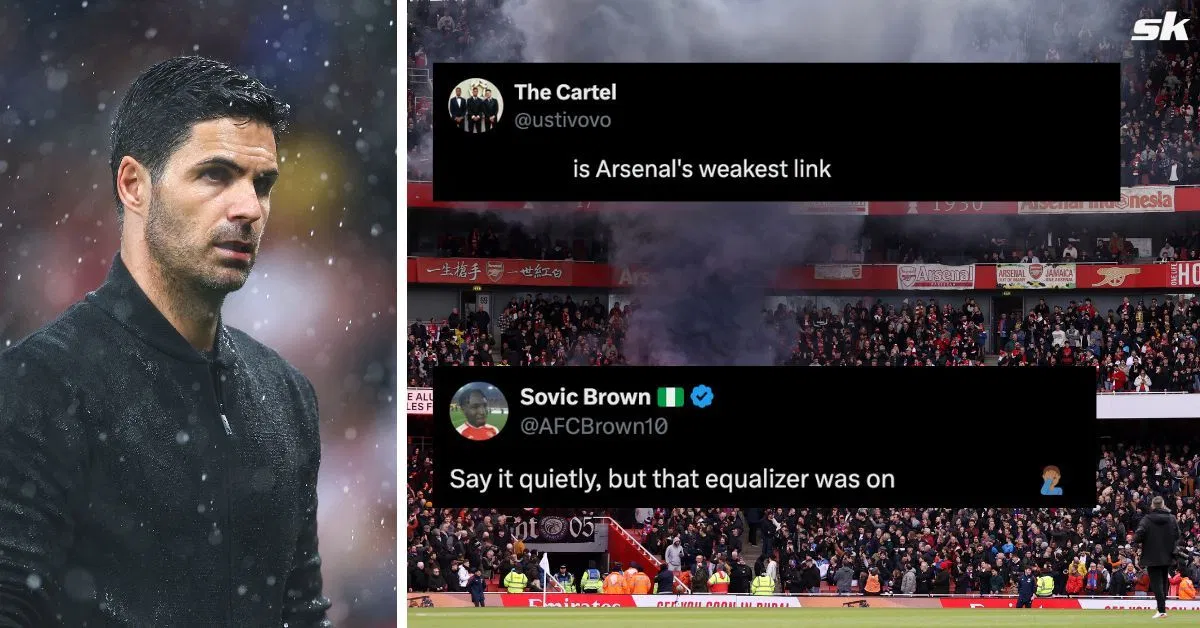 “Weakest link”, “Say it quietly” - Arsenal fans blame 30-year-old star after Gunners concede late equaliser in 2-2 draw at Sunderland