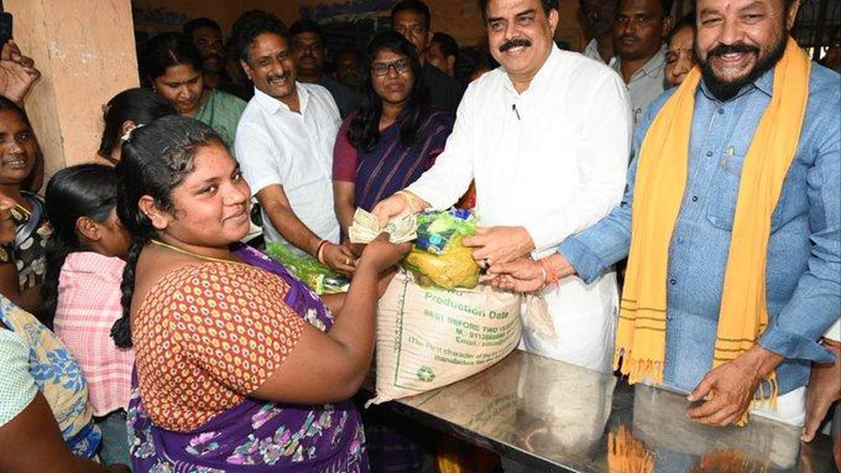 Government begins free supply of essentials in Cyclone Montha-hit areas