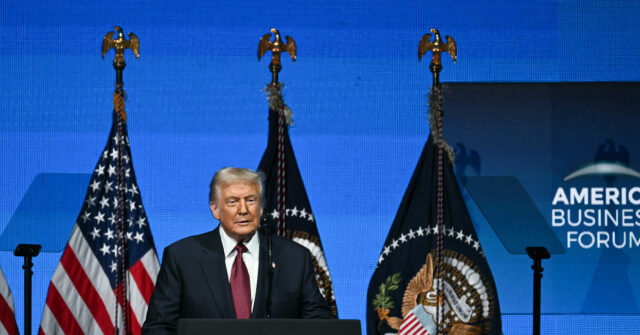 Trump Highlights Economic Bright Spots in American Business Forum Speech