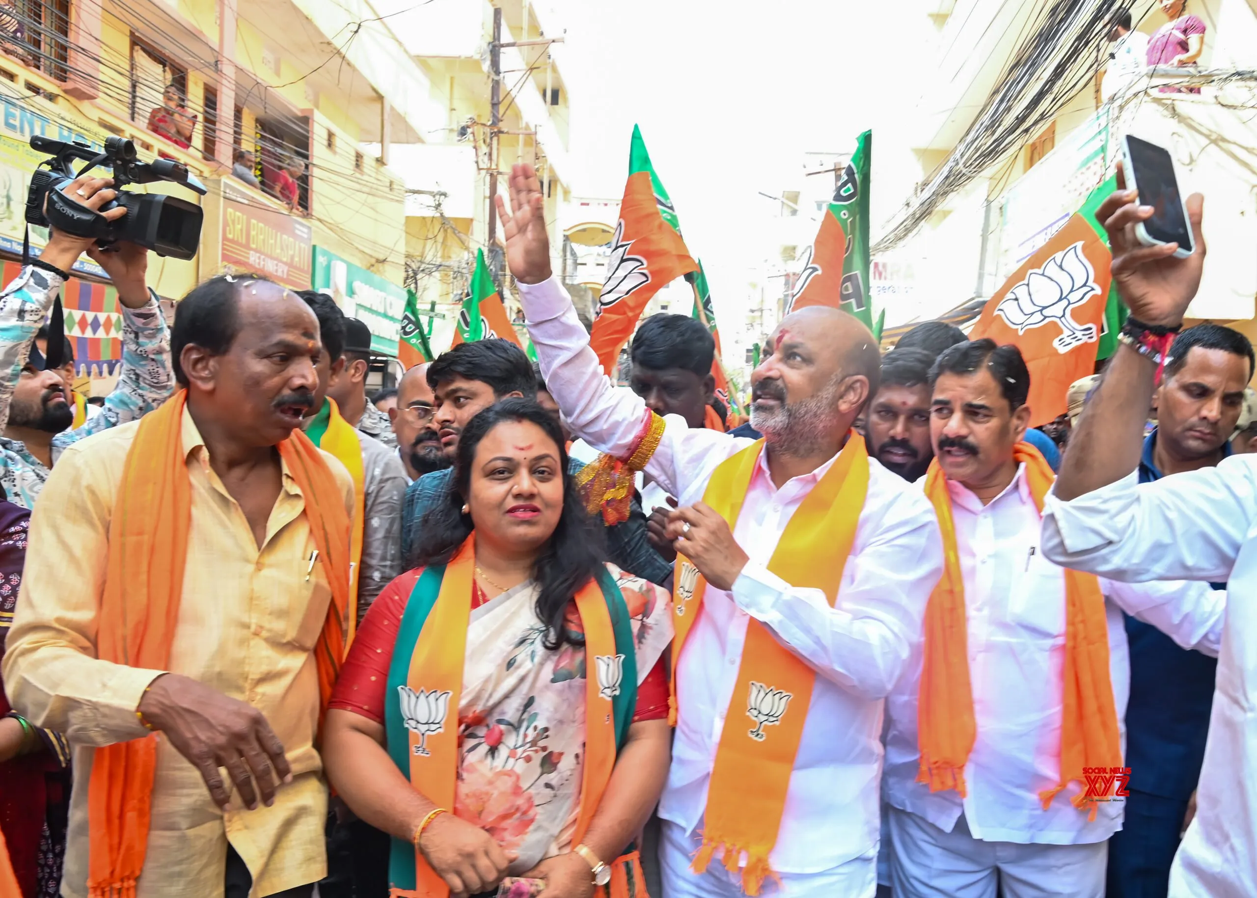 Hyderabad: Bandi Sanjay Kumar At Padayatra #Gallery
