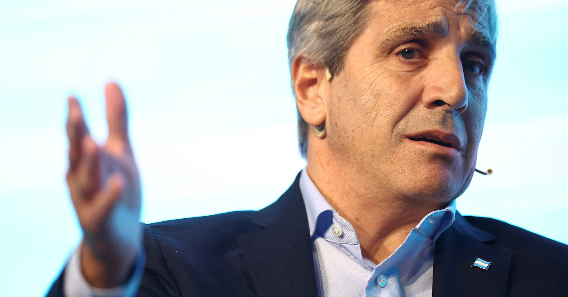 Argentina will build reserves and buy back bonds, Caputo tells bankers, Bloomberg News reports