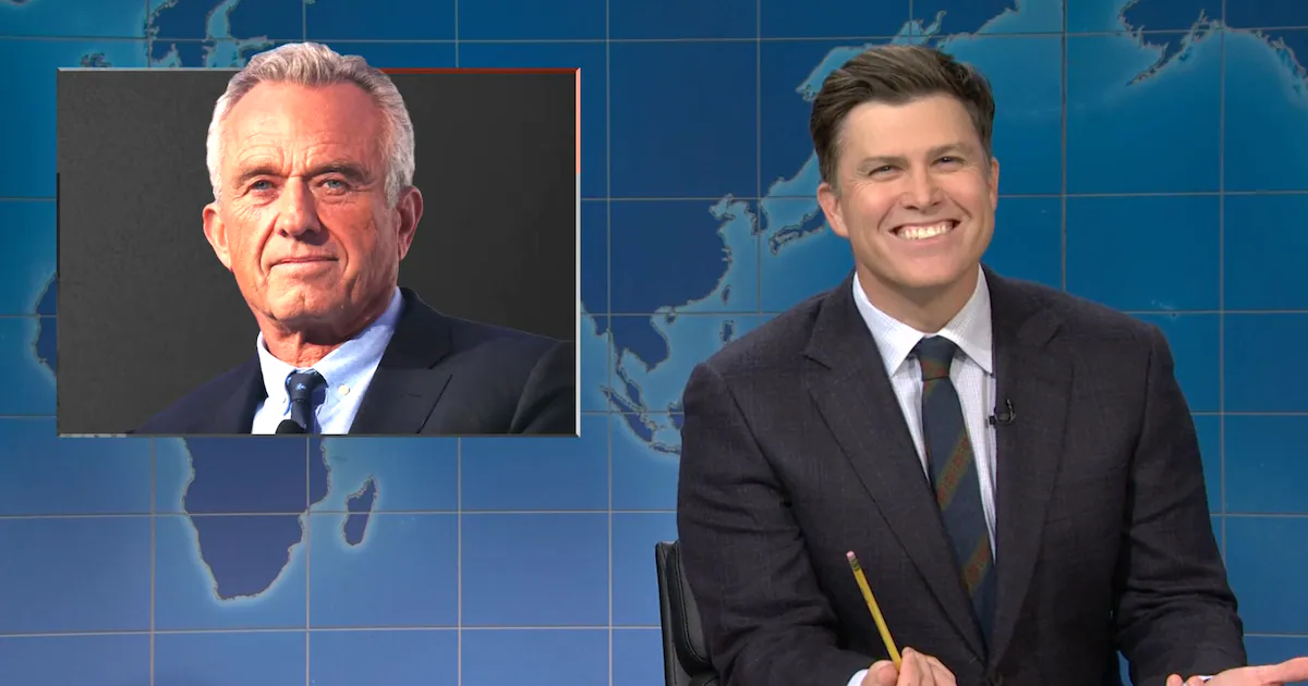 Colin Jost Rips RFK Jr.’s ‘Weird Move’ After Oval Office Collapse