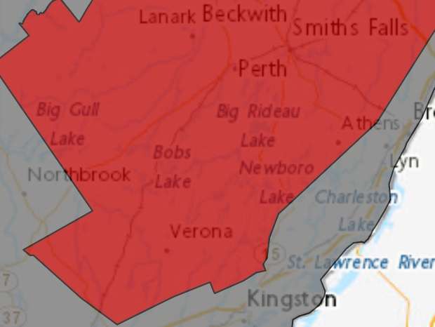 Snowfall warning issued for South Frontenac area