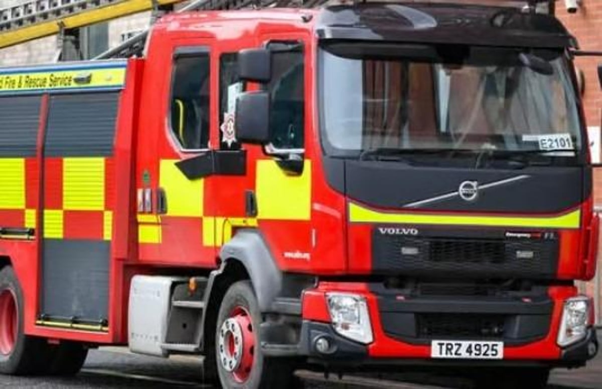 Five vehicles destroyed after car rammed through door during arson attack at business premises – PSNI appeals for information