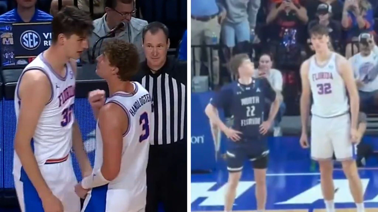 World’s tallest teenager sets basketball record