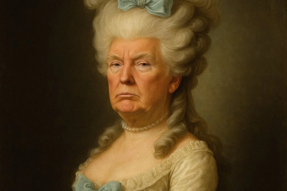 Newsom uses AI picture of Trump as Marie Antoinette to blast his Mar-a-Lago trip
