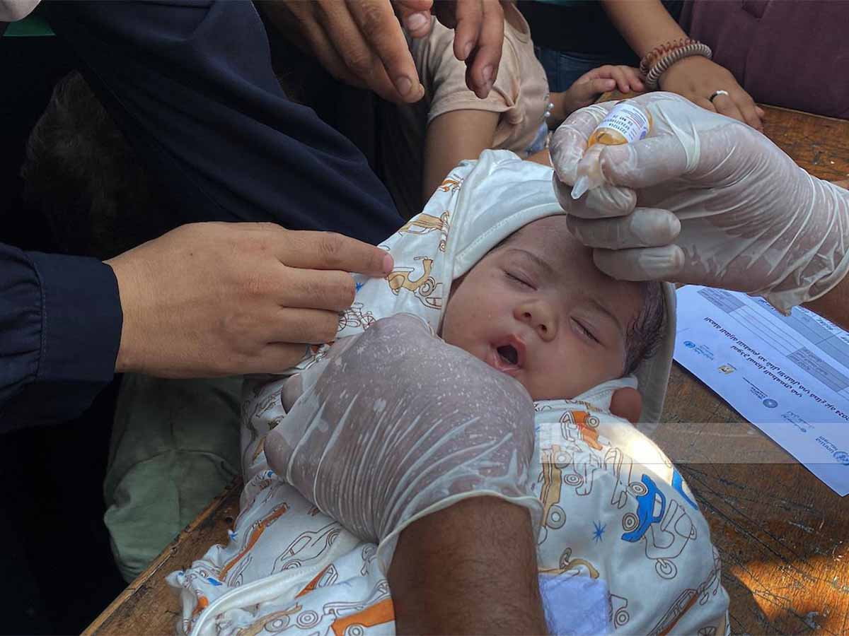 Palestinian Ministry of Health Announces Resumption of Child Vaccination Campaign in Gaza