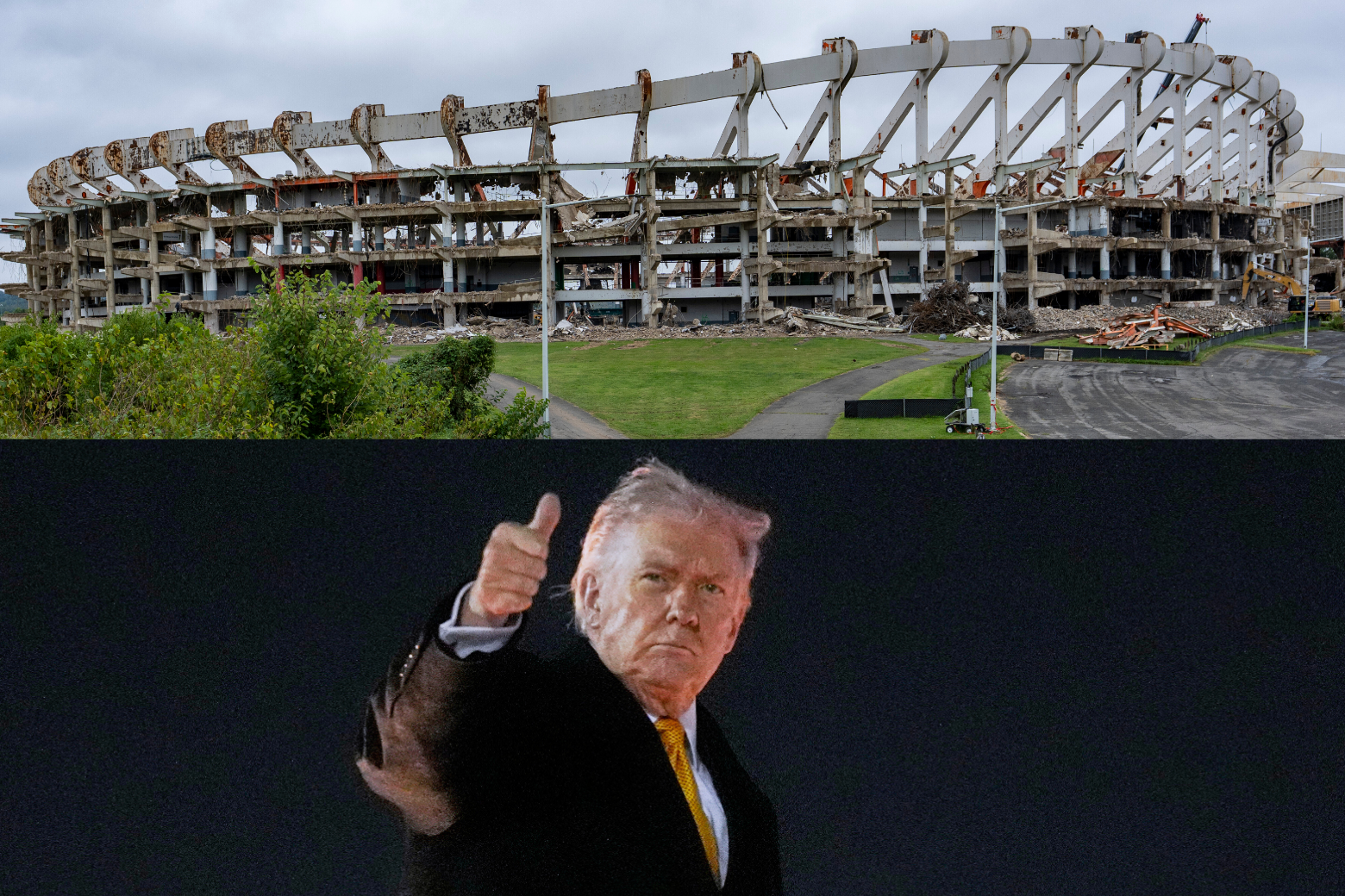 Trump wants his name on new Washington Commanders stadium, report says