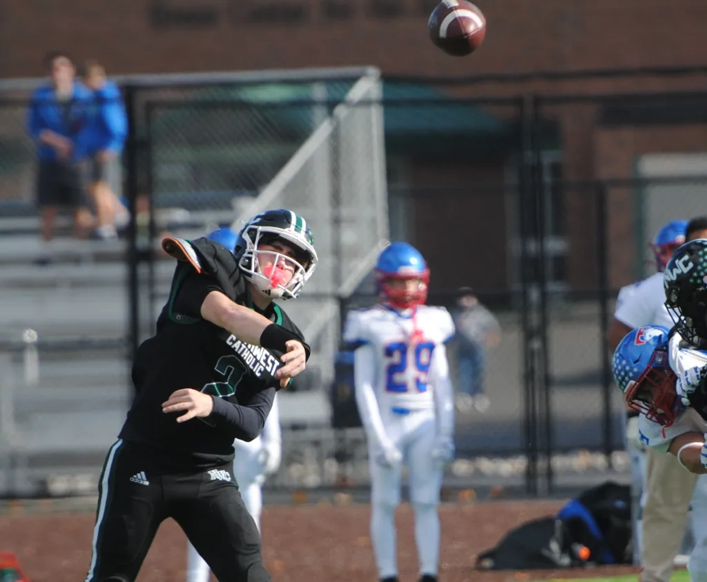 Northwest Catholic QB rarely leaves the field