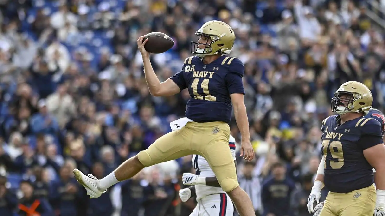 Navy QB Blake Horvath out for Notre Dame showdown following North Texas injury