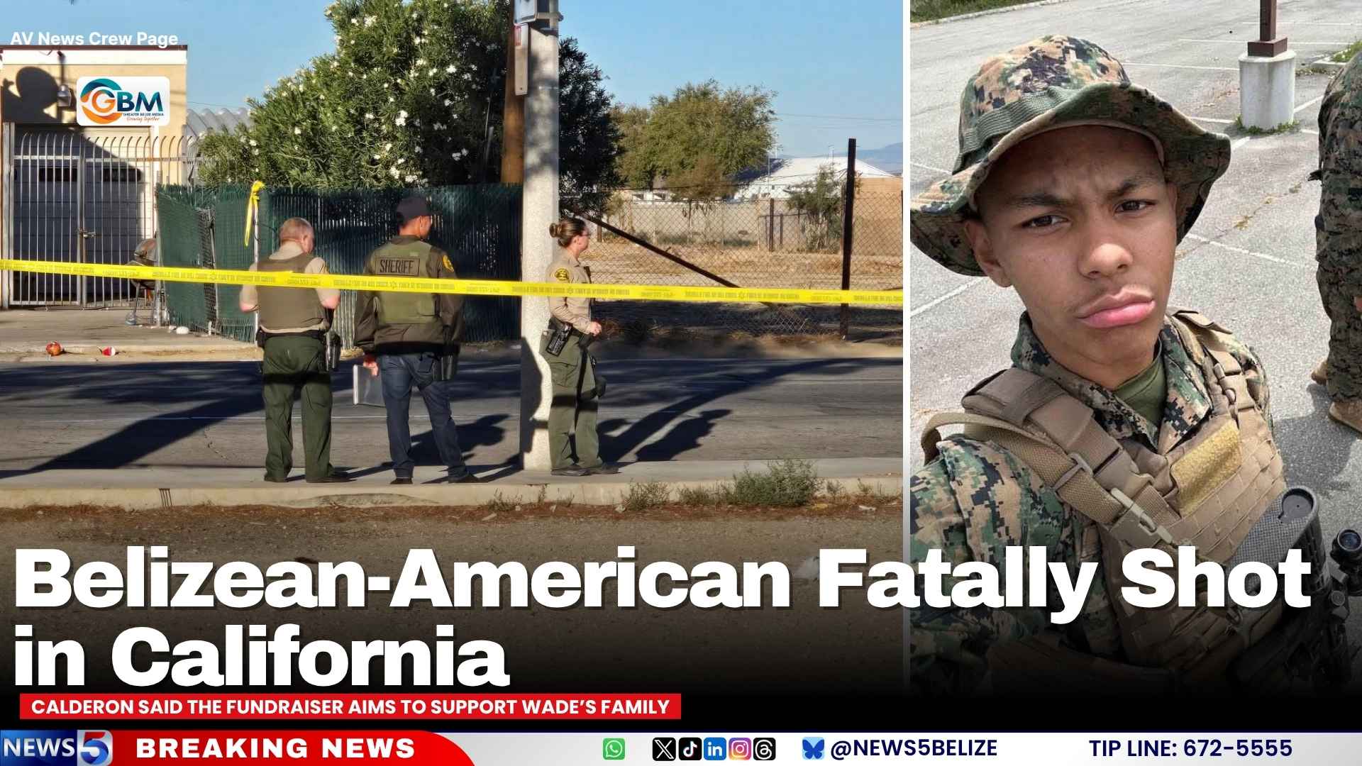 Belizean-American Fatally Shot in California
