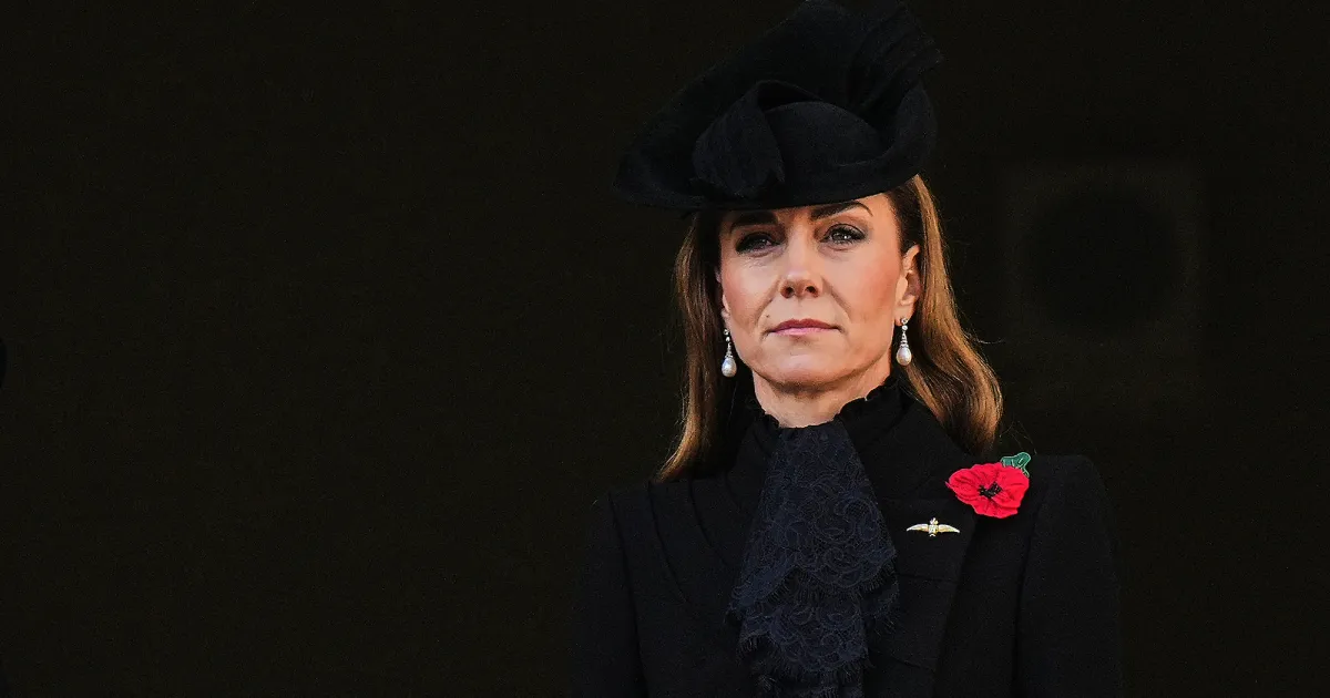 Kate Middleton Wears Princess Diana's Earrings to 2025 Remembrance Sunday