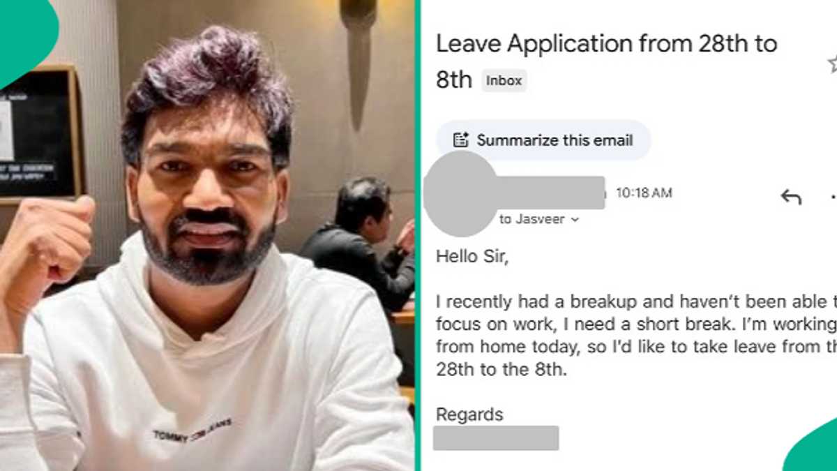Check out the unusual email that a Gen Z employee sent to an Indian man