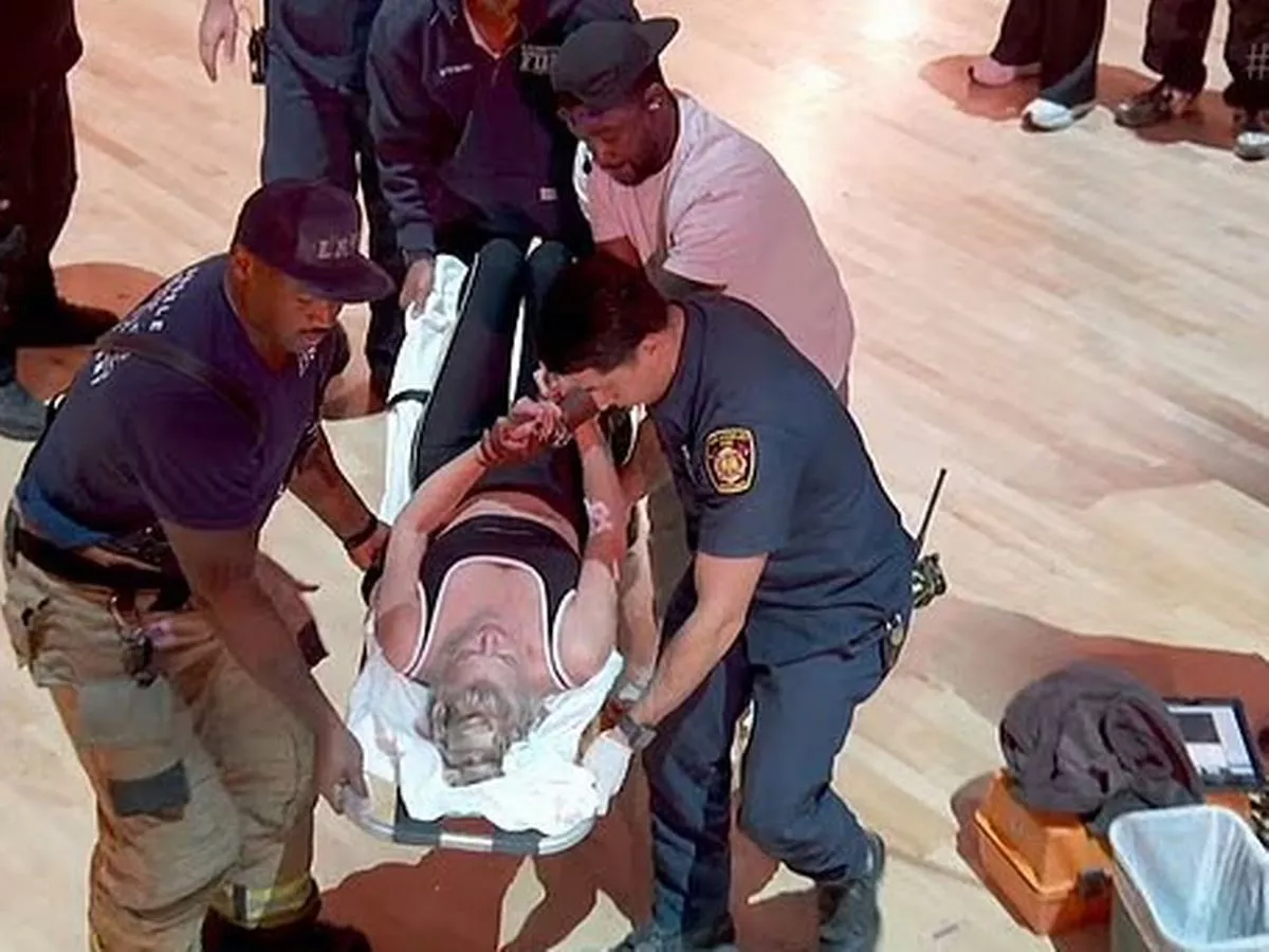 Dancing with the Stars contestant leaves ballroom on a stretcher after horror injury