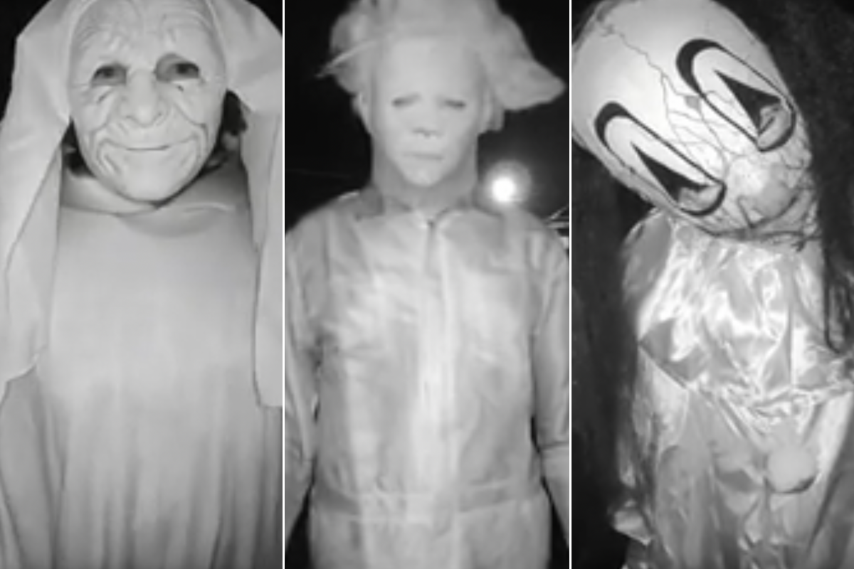 Teenage Halloween pranksters in masks were almost shot by a scared relative, Virginia police say