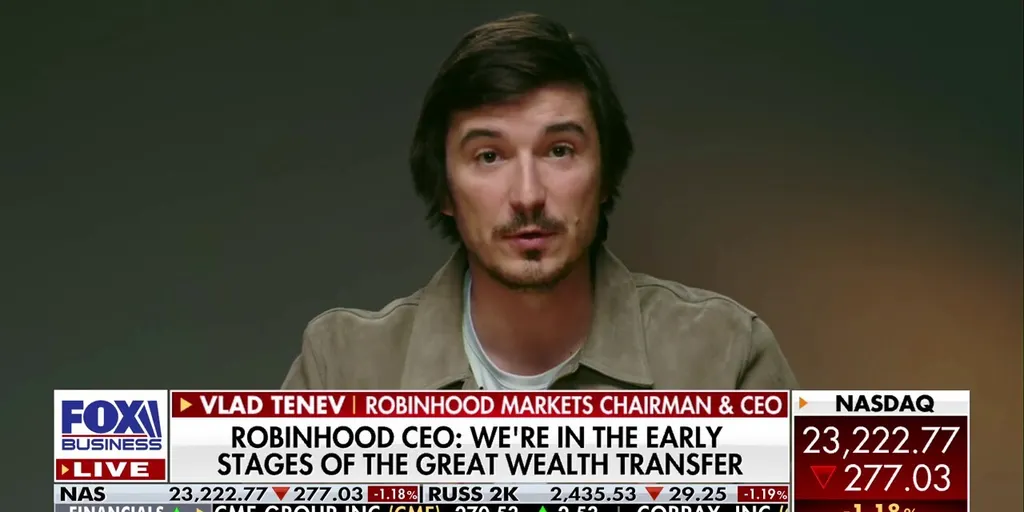 Robinhood Markets CEO reveals asset value of platform, fastest growing business line