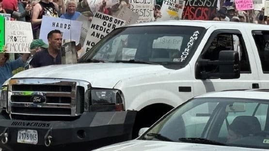 Staunton 'rolling coal' guy convicted on weapons charges