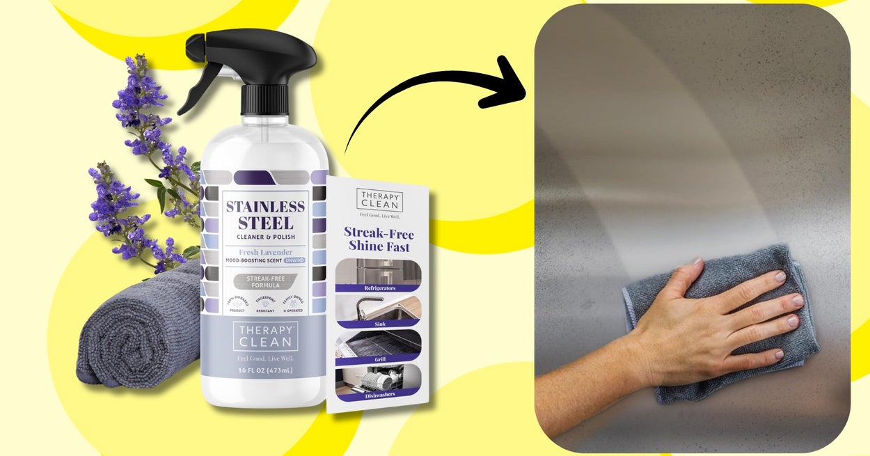This Spray Is 'A Miracle In A Bottle' For Cleaning Stainless Steel Without Streaks Or Smudges