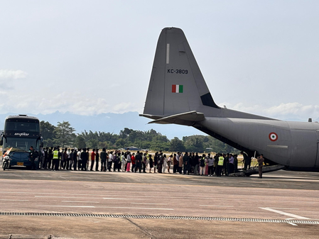 270 Indian nationals evacuated from Thailand in special IAF mission