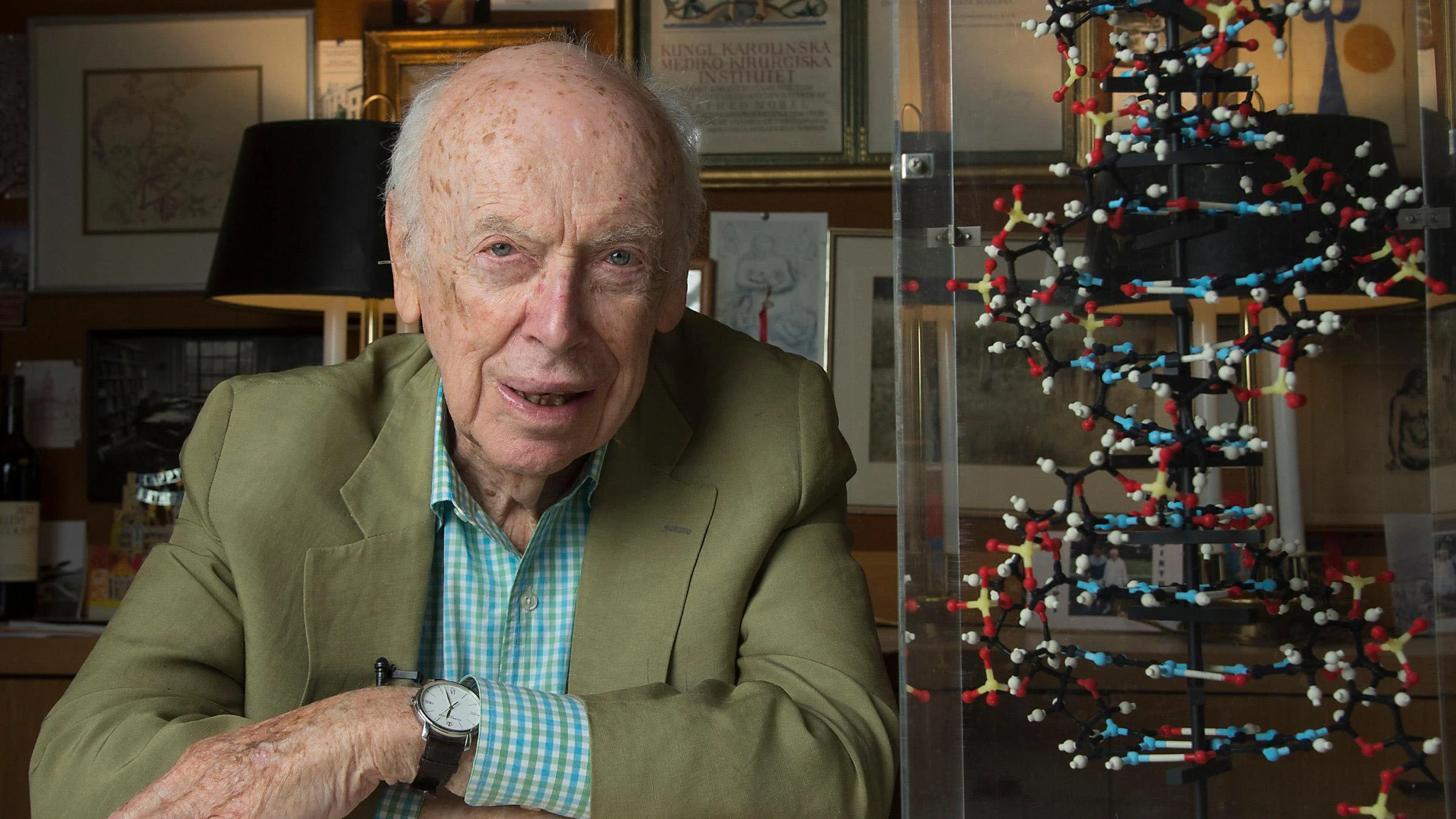 James Watson, Co-Discoverer of the Double-Helix Shape of DNA, has Died at Age 97