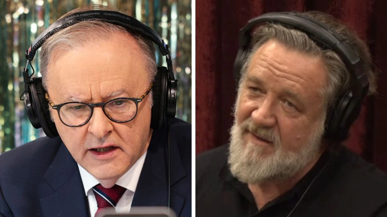 ‘Ratbags’: Why Anthony Albanese has been texting Russell Crowe