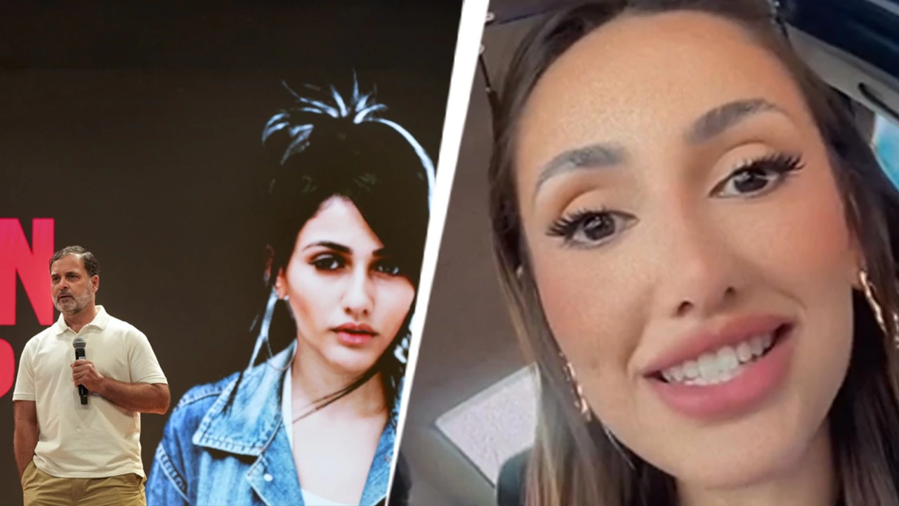 Model in Rahul Gandhi's 'vote chori' expose seeks legal help over photo misuse