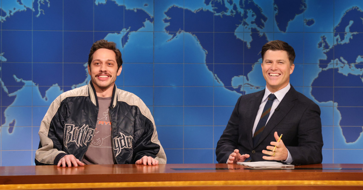 Pete Davidson Talks Impending Fatherhood During 'SNL' Return