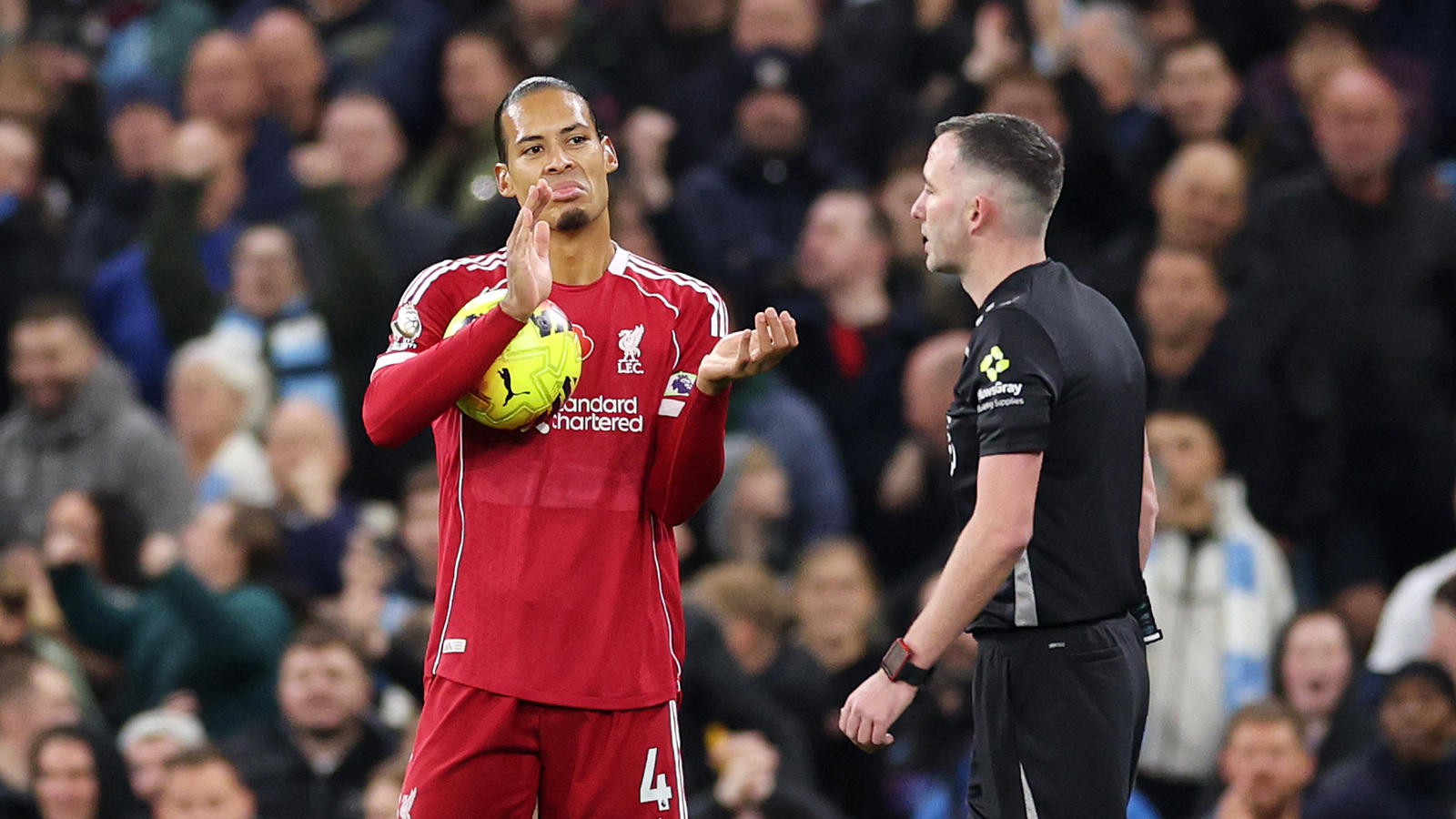 What Virgil van Dijk did after City penalty award speaks volumes about contentious decision