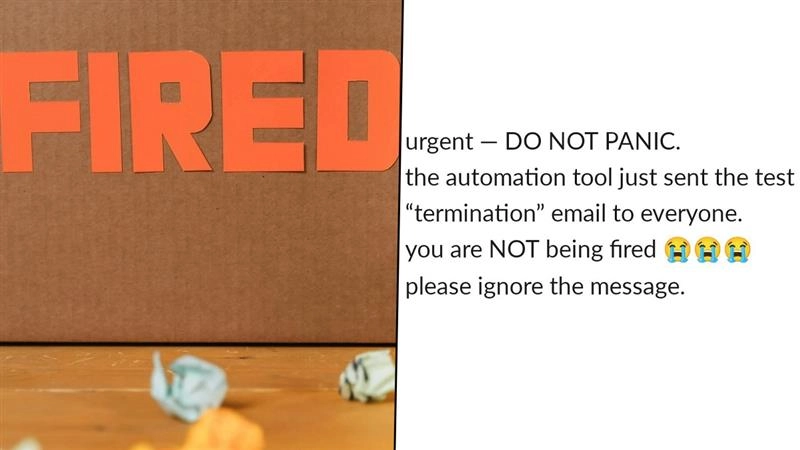 ‘No One Is Fired’: HR Accidentally Sends Termination Email to All 300 Employees Including CEO While Testing Automatic Off-Boarding Tool; Apologises Later for Layoffs Notice