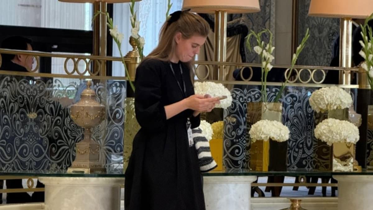 As her disgraced father is stripped of his titles and booted out of Royal Lodge, Princess Beatrice hosts a tea party for super rich dignitaries in Saudi