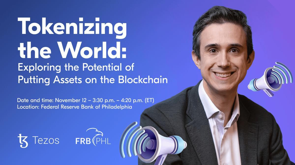 Tezos Co-Founder Arthur Breitman to Speak at Federal Reserve Bank of Philadelphia’s Ninth Annual Fintech Conference