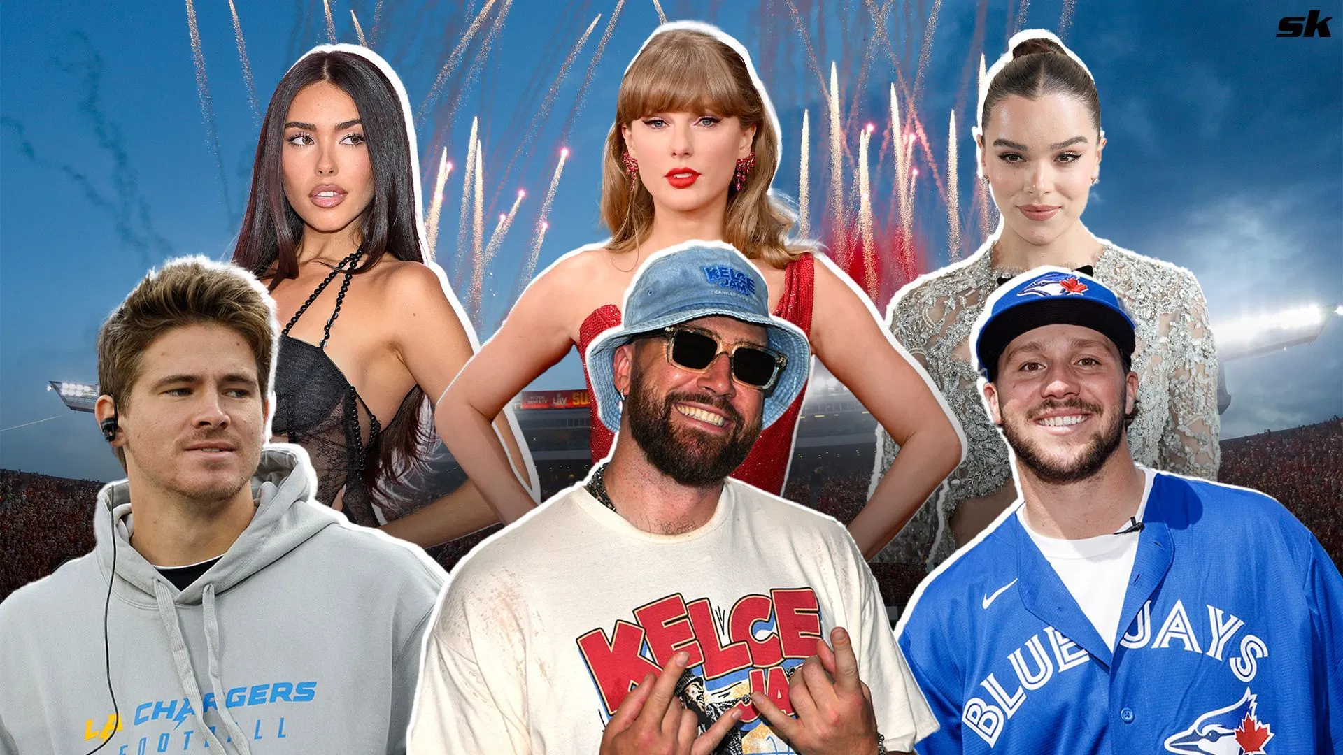 "GOAT couple is Hailee Steinfeld and Josh Allen": Fans stir debate after Justin Herbert and Madison Beer's comparison to Travis Kelce, Taylor Swift