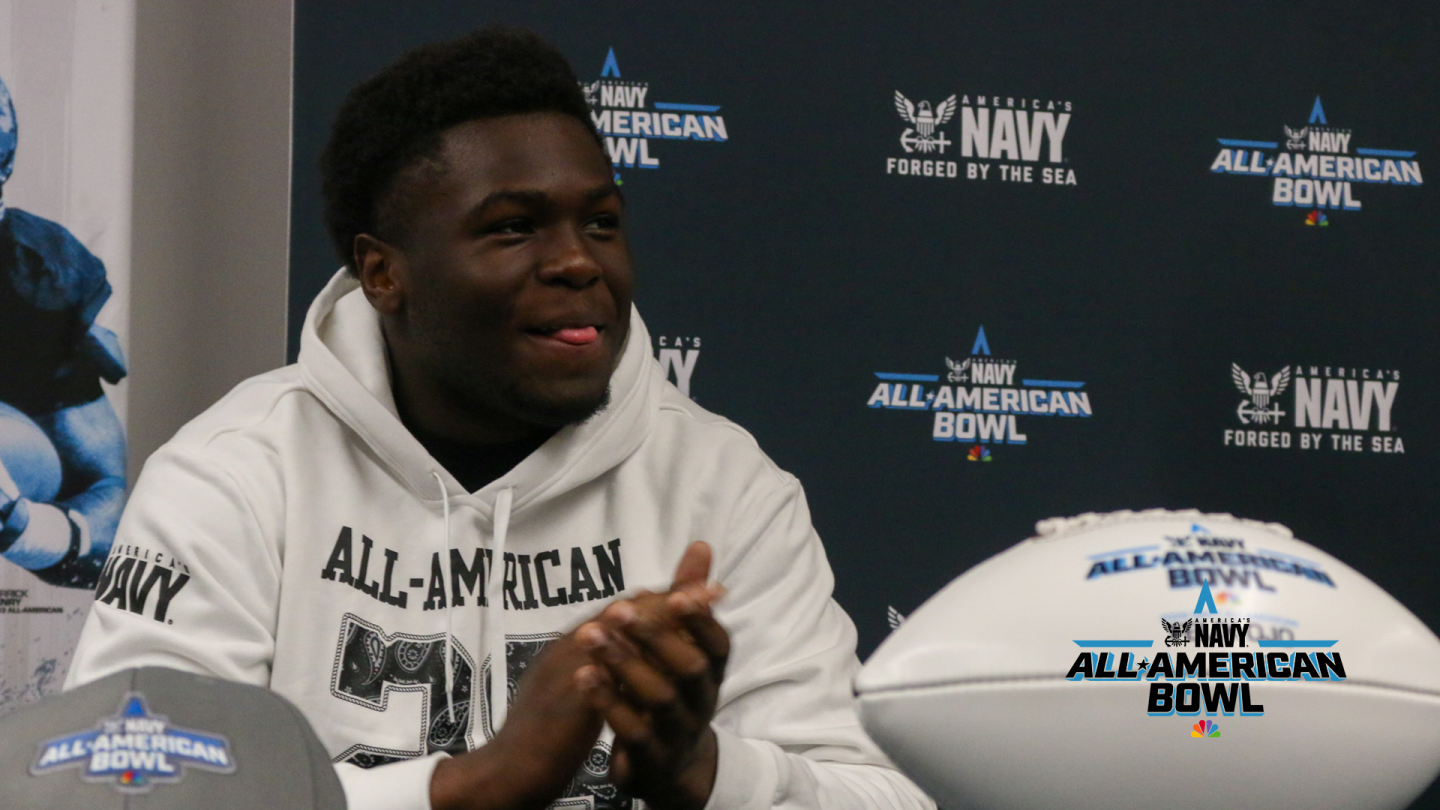 Offensive Lineman Felix Ojo Honored as a 2026 Navy All-American