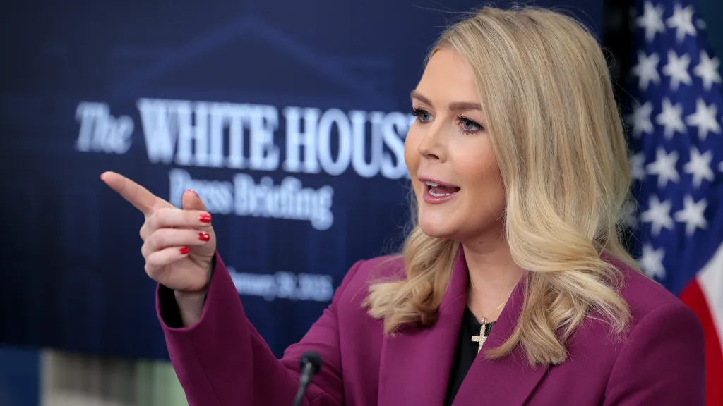 Trump Press Chief Karoline Leavitt Claims Win After BBC Resignations