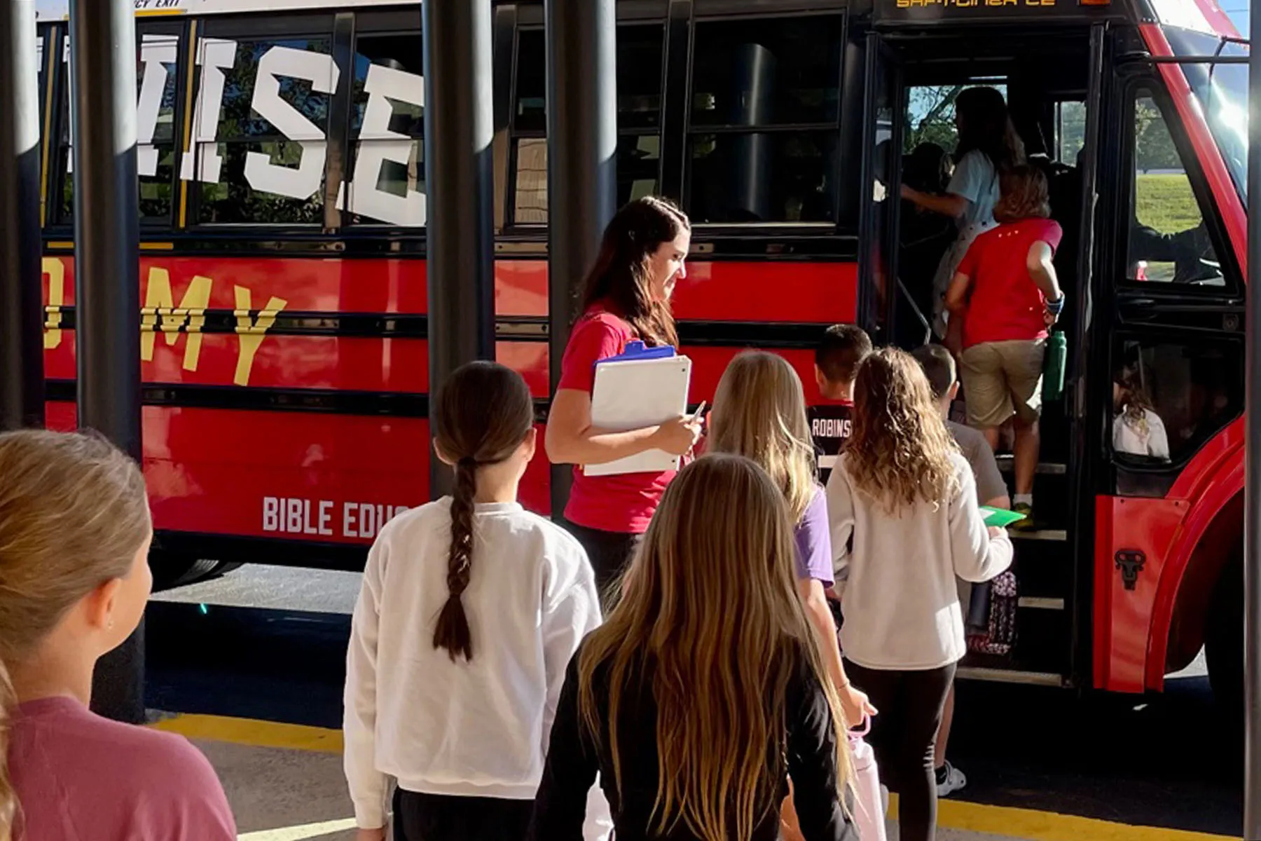 LifeWise’s big red bus tests church and state boundaries in public schools