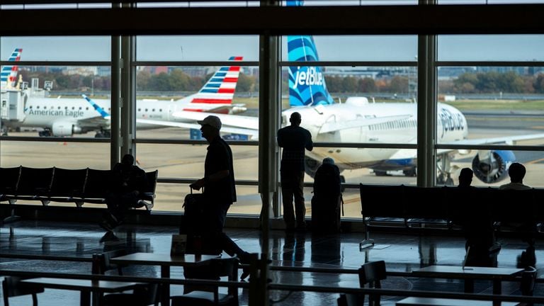 US air travel will fall to a trickle due to shutdown, transportation secretary says