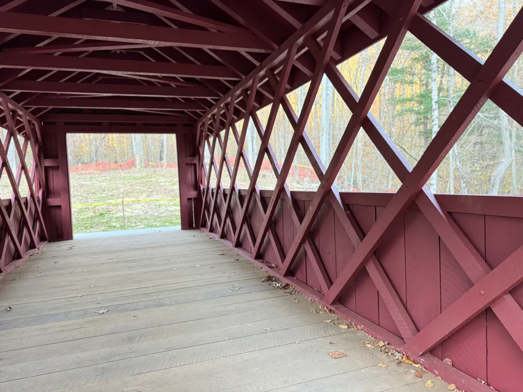 Iconic CT covered bridge brought back to life. 'Beautiful location'