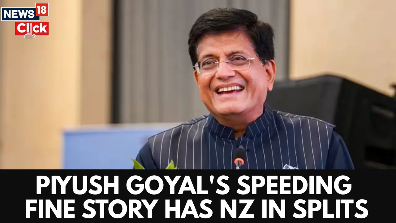 Piyush Goyal’s New Zealand speeding fines take a humorous turn during the India–NZ Business Forum.