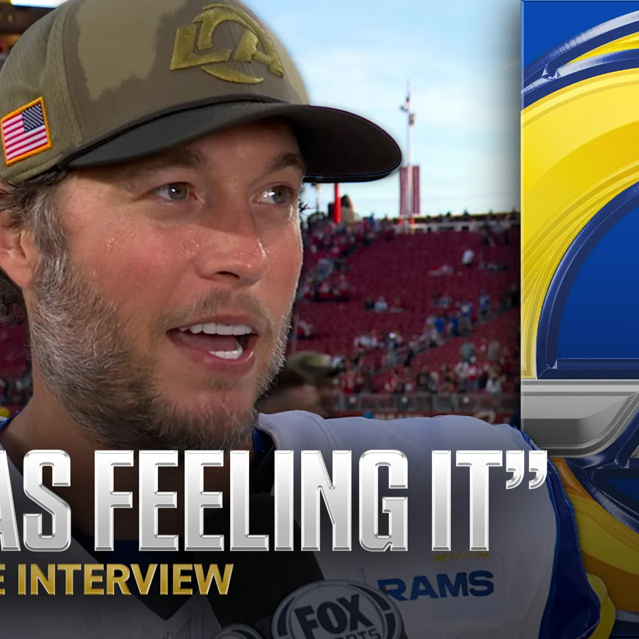 Rams' Matthew Stafford after his four-touchdown performance vs. 49ers: 'It feels good'