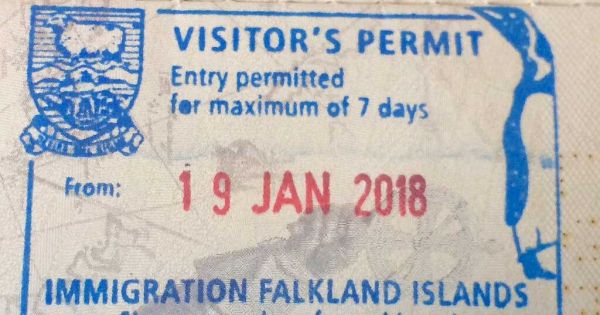 Falklands, new Visa Nationality List for Visitors